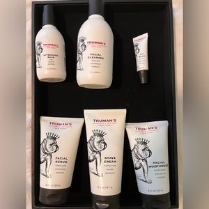 Truman’s Gentlemen’s Facial Products Lot- clean, shave, moisturize, lip balm LOT